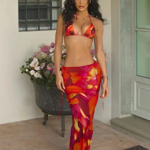 Tropical vibe three Piece swimsuit