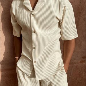 Spring/Summer stretch casual men beach shorts set