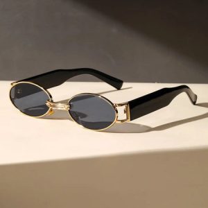 Small Cute Fashion Oval Frame Sunglasses